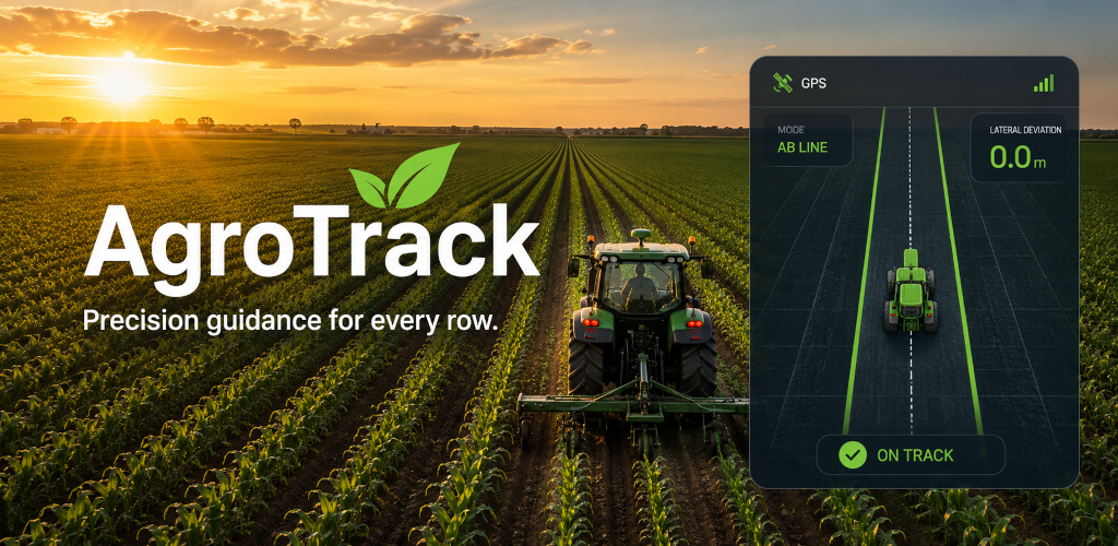 AgroTrack — navegación agrícola de precisión con líneas AB